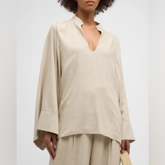 By Malene Birger Lomaria silk blouse shirt size 34 NWOT - Picture 1 of 3